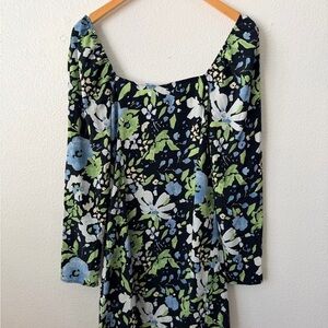 Floral Long Sleeve Dress